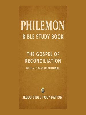 cover image of Philemon Bible Study Book